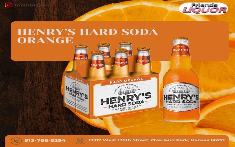 HENRY’S HARD SODA ORANGE