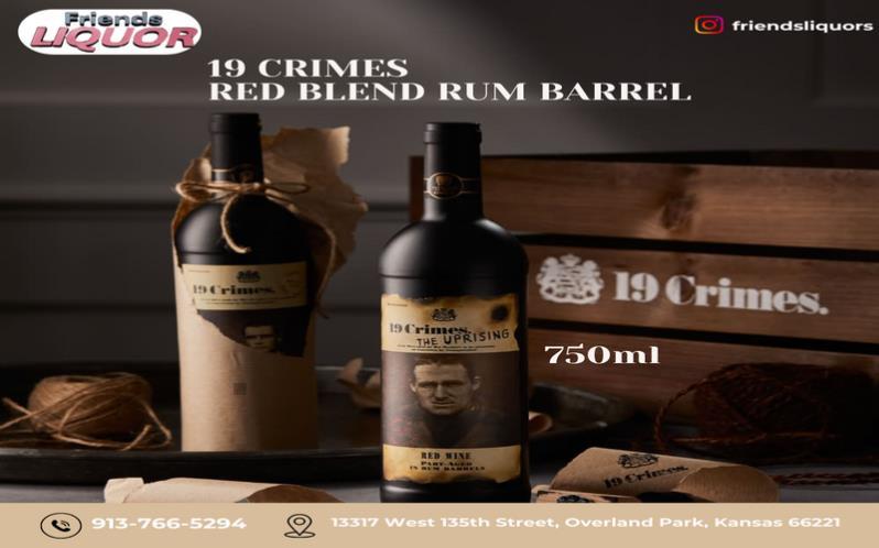 19 CRIMES Red Blend Rum Barrel