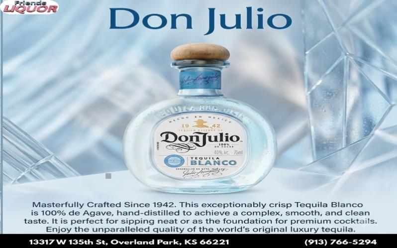 DON JULIO BLANCO TEQUILA